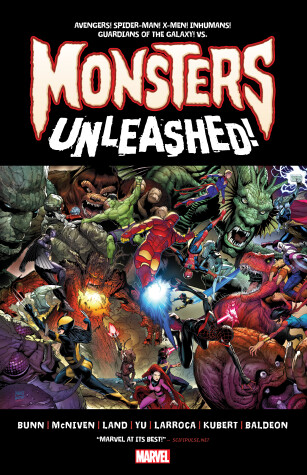 Book cover for Monsters Unleashed