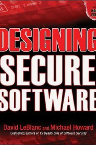 Cover of Designing Secure Software