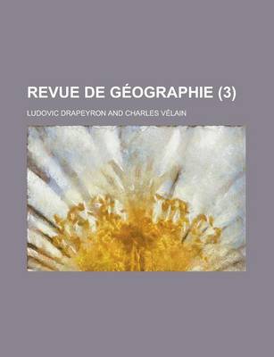 Book cover for Revue de Geographie (3)