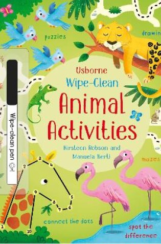 Cover of Wipe-Clean Animal Activities