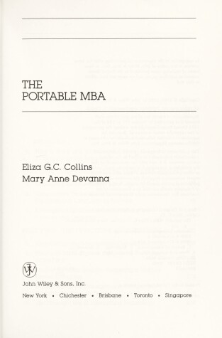 Book cover for The Portable MBA