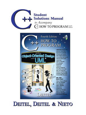 Book cover for C++ Student Solutions Manual