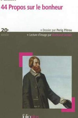 Cover of 44 Propos sur le bonheur
