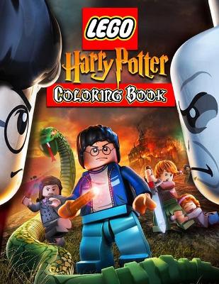 Book cover for Lego Harry Potter Coloring Book