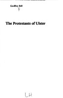 Book cover for The Protestants of Ulster