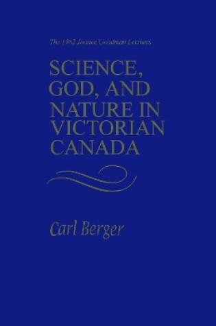 Cover of Science, God, and Nature in Victorian Canada