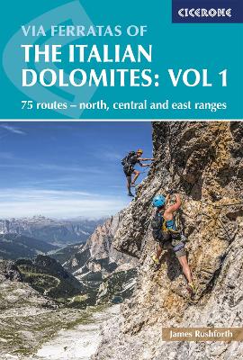 Book cover for Via Ferratas of the Italian Dolomites Volume 1