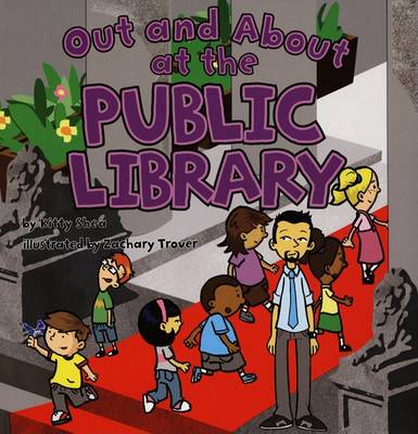 Book cover for Out and about at the Public Library