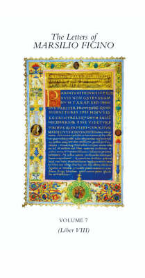 Cover of The Letters of Marsilio Ficino