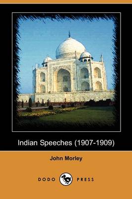 Book cover for Indian Speeches (1907-1909) (Dodo Press)