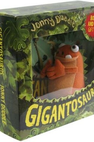 Cover of Gigantosaurus book and plush