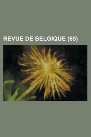 Cover of Revue de Belgique (65)