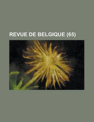 Book cover for Revue de Belgique (65)