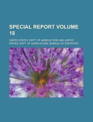 Book cover for Special Report Volume 18