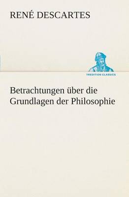 Book cover for Betrachtungen uber die Grundlagen der Philosophie