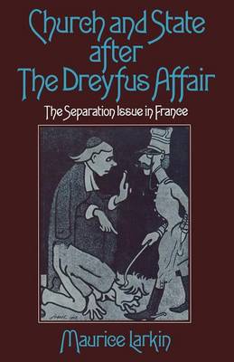 Book cover for Church and State after the Dreyfus Affair