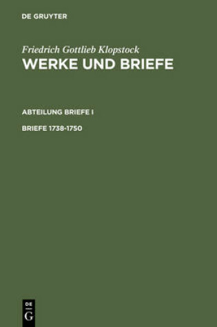 Cover of Briefe 1738-1750