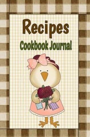 Cover of Recipes Cookbook Journal