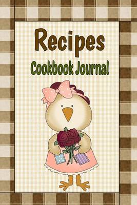 Cover of Recipes Cookbook Journal