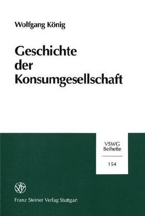 Cover of Geschichte Der Konsumgesellschaft