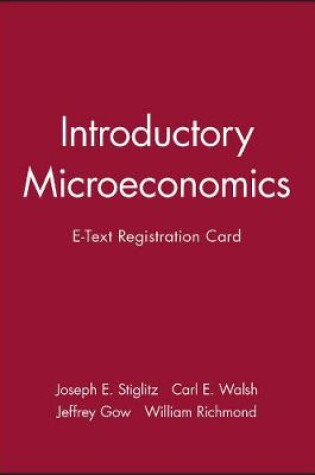 Cover of Introductory Microeconomics E–Text Registration Card
