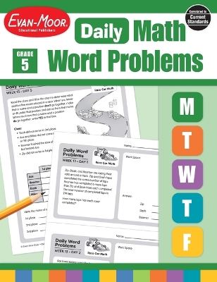 Cover of Daily Word Problems Math, Grade 5 Teacher Edition