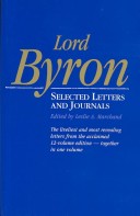 Book cover for Lord Byron - Selected Letters & Journals (Cloth)