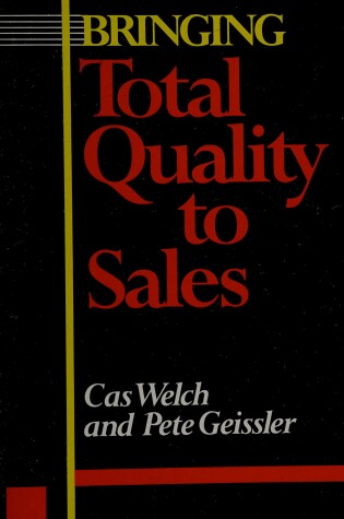 Cover of Bringing Total Quality to Sales