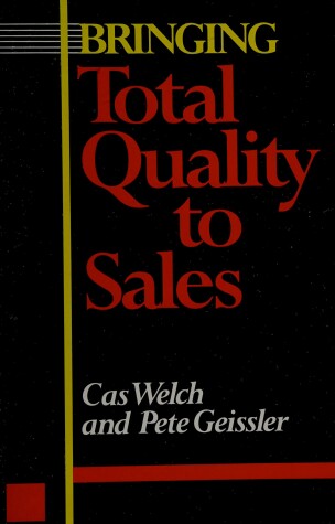 Book cover for Bringing Total Quality to Sales