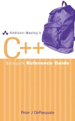 Book cover for Addison-Wesley's C++ Backpack Reference Guide