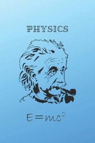 Cover of Notebook with squared paper 120 pages, 6x9 School Notebook, PHYSICS