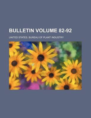 Book cover for Bulletin Volume 82-92