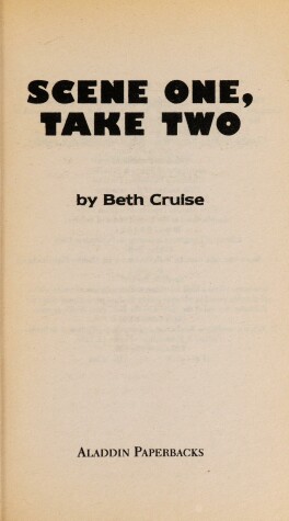 Book cover for Scene One, Take Two