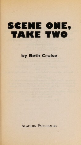 Cover of Scene One, Take Two