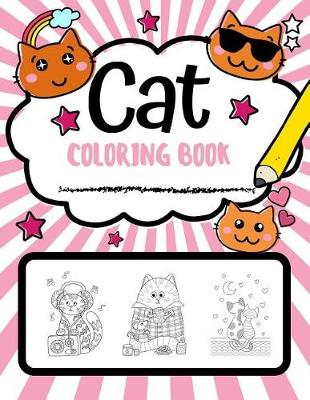 Book cover for Cat Coloring Book