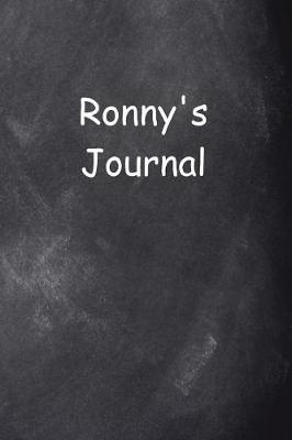 Cover of Ronnny Personalized Name Journal Custom Name Gift Idea Ronny