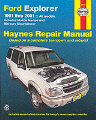 Book cover for Ford Explorer, Mazda Navajo and Mercury Mountaineer
