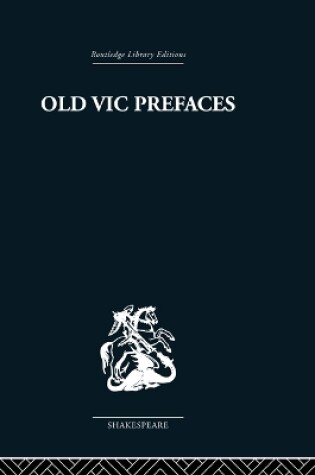 Cover of Old Vic Prefaces