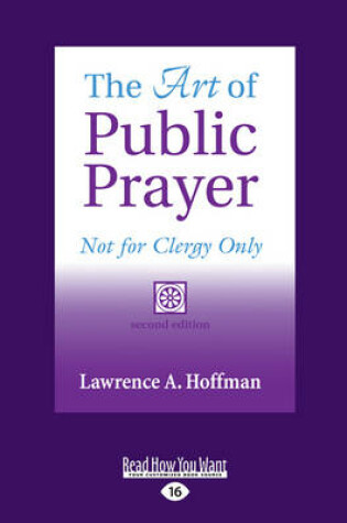Cover of The Art of Public Prayer