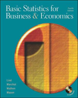 Book cover for Basic Statistics for Business and Economics with Student CD-ROM