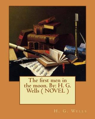 Book cover for The first men in the moon. By