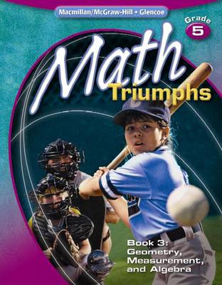 Book cover for Math Triumphs, Book 3 Grade 5