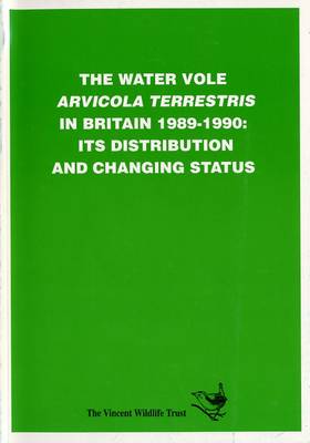 Book cover for The Water Vole (Arvicola Terrestris) in Britain, 1989-1990