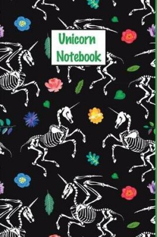 Cover of Halloween Unicorn Note Book