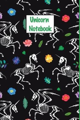 Book cover for Halloween Unicorn Note Book