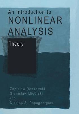 Book cover for An Introduction to Nonlinear Analysis: Theory