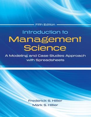 Book cover for Introduction to Management Science with Student CD and Risk Solver Platform Access Card