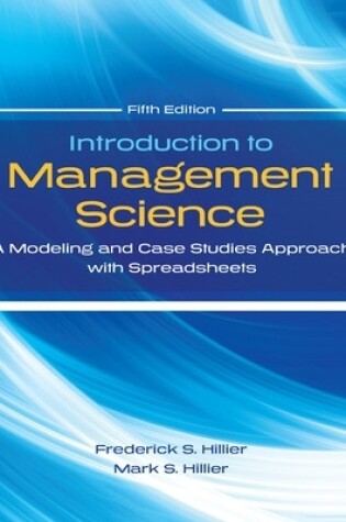 Cover of Introduction to Management Science with Student CD and Risk Solver Platform Access Card