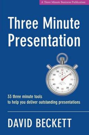 Cover of Three Minute Presentation