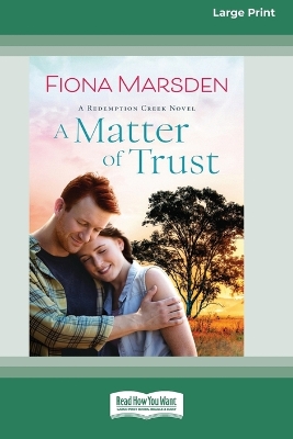 Book cover for A Matter of Trust [Large Print 16pt]